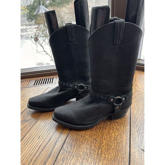 Black Leather Men\'s Boots main image 6